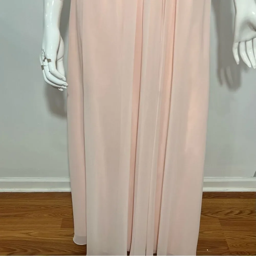 Bill Levkoff Strapless‎ Blush Pink Strapless Formal Dress -- 0